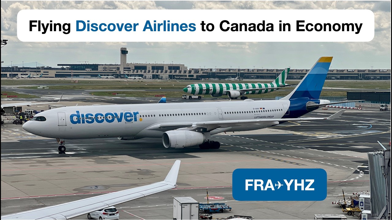 Обзор перелета: Франкфурт (FRA) &mdash; Галифакс (YHZ), авиакомпания Discover Airlines, Airbus A330-300...