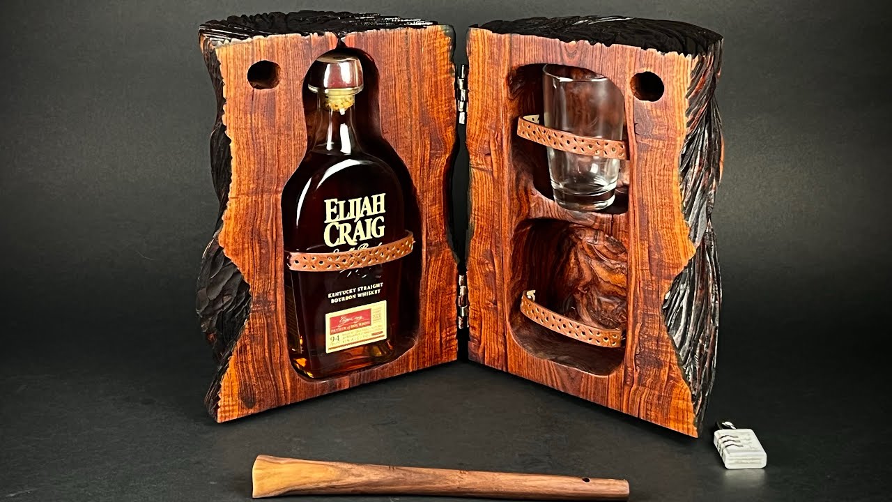 Whiskey wood box