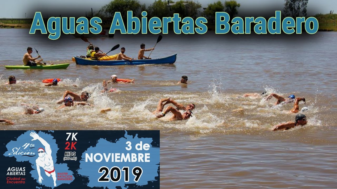 Aguas Abiertas Ciudad del Encuentro Baradero 2019. Natación