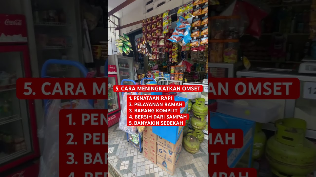 5 CARA MENINGKATKAN OMSET WARUNG SEMBAKO