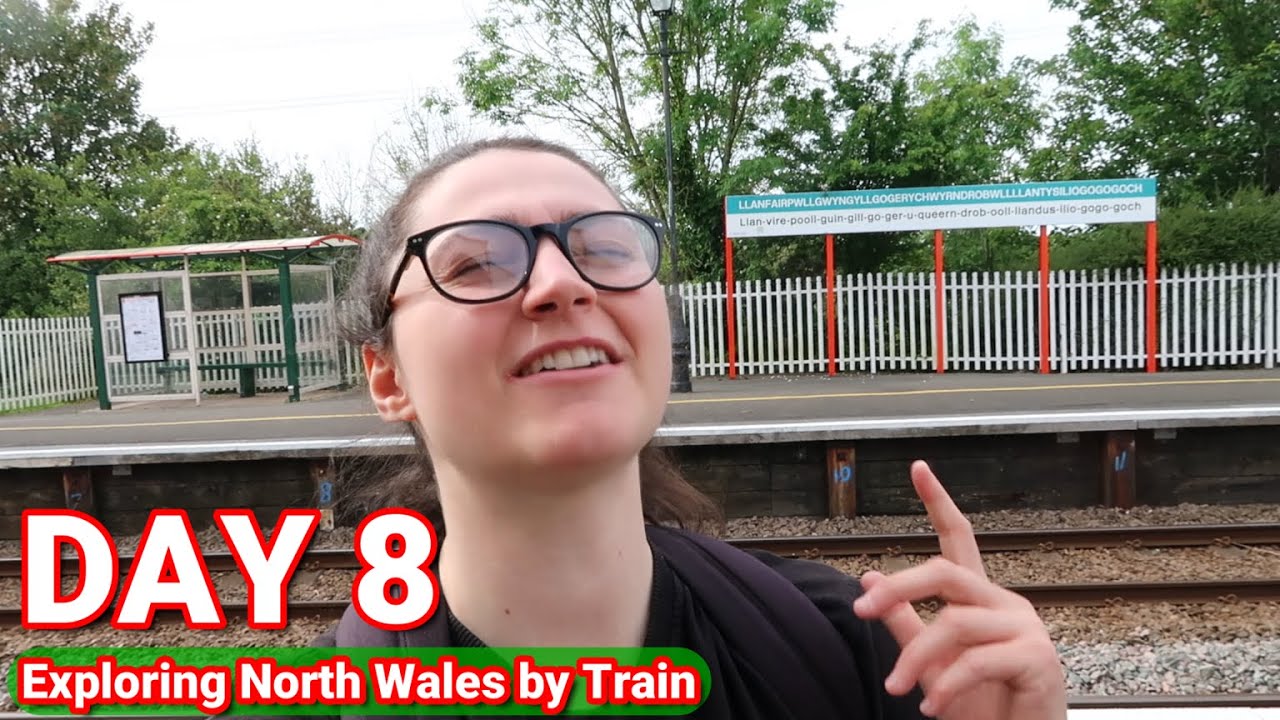 Exploring North Wales by Train DAY 8 | Llanfairpwll to Holyhead
