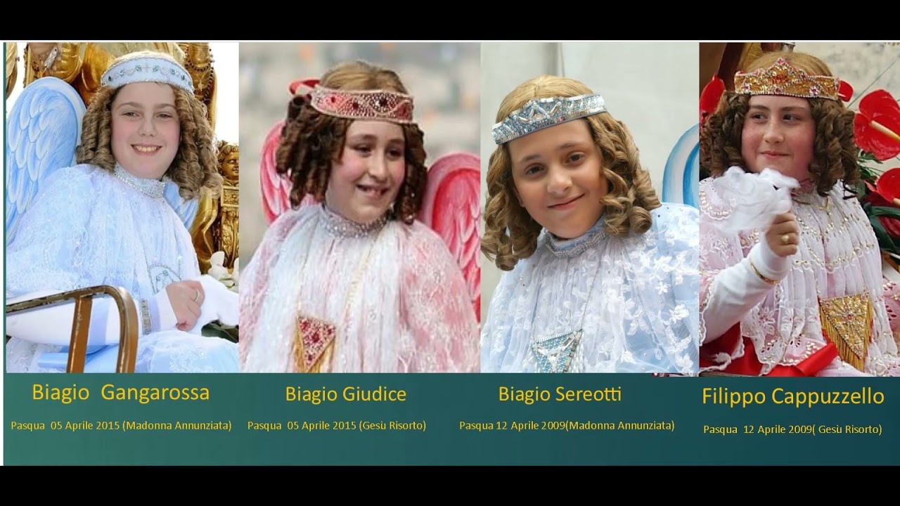 Gi angeli della Pasqua comisana