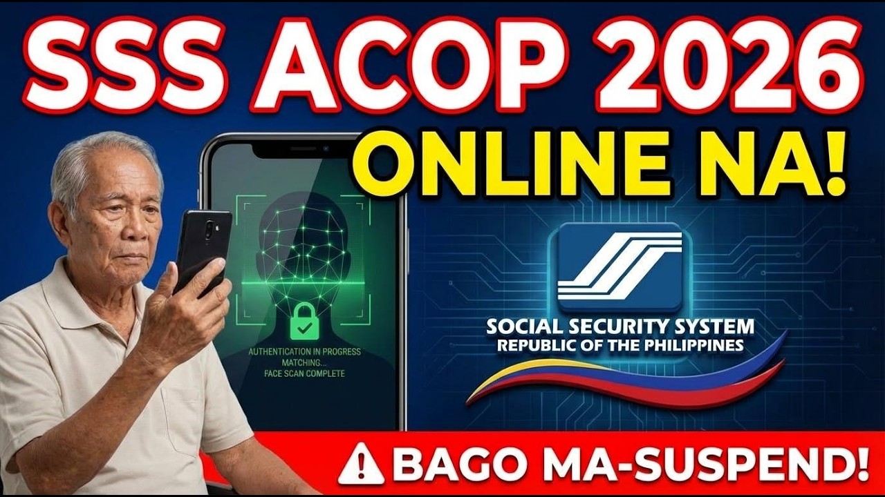 SSS ACOP 2026: Online Facial Authentication Para sa Pensioners — Panoorin Bago Ma-Suspend!