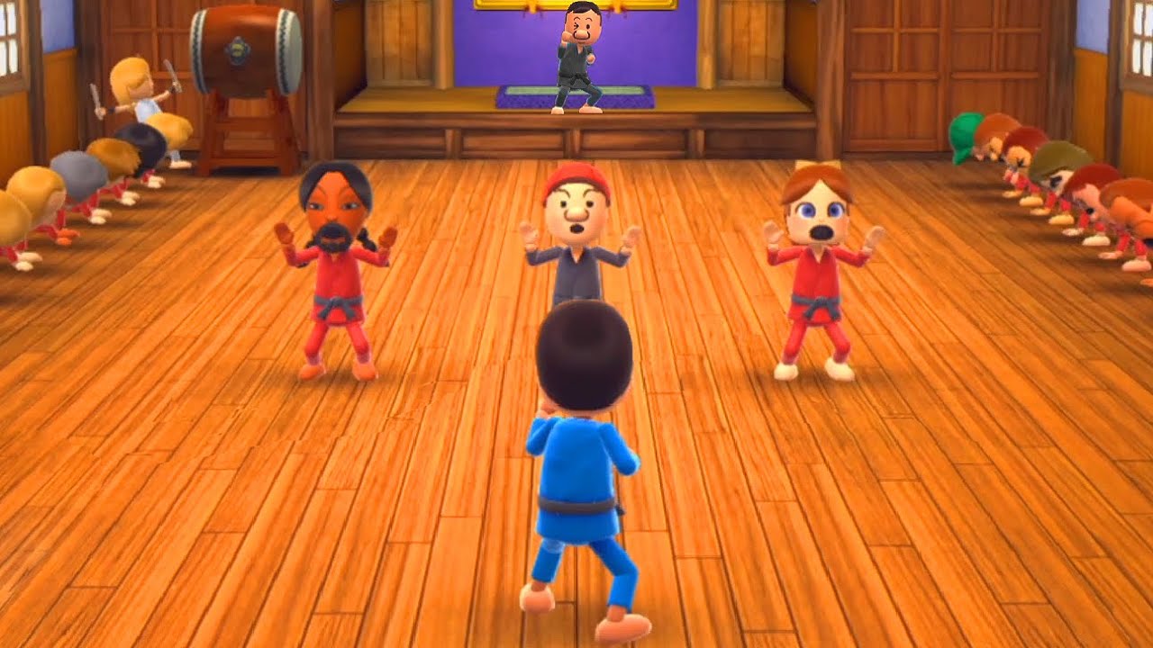 Wii Party U - Dojo Domination Advanced Play as Baby Luigi