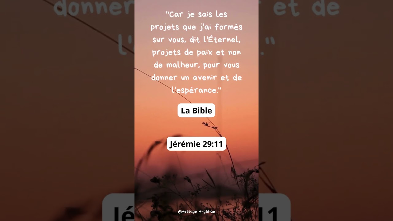 message angélique 