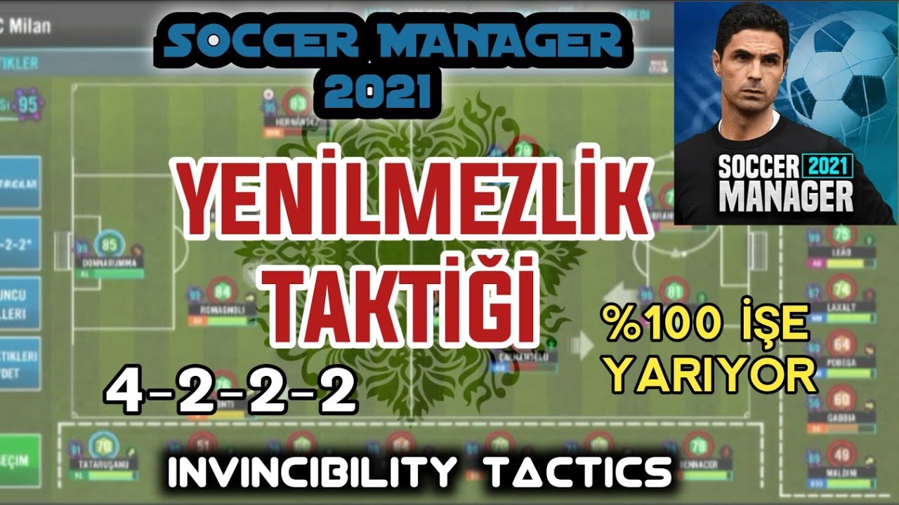 SM21 EN İYİ TAKTİK // YENİLMEZLİK TAKTİĞİ BULUNDU // SOCCER MANAGER 2021