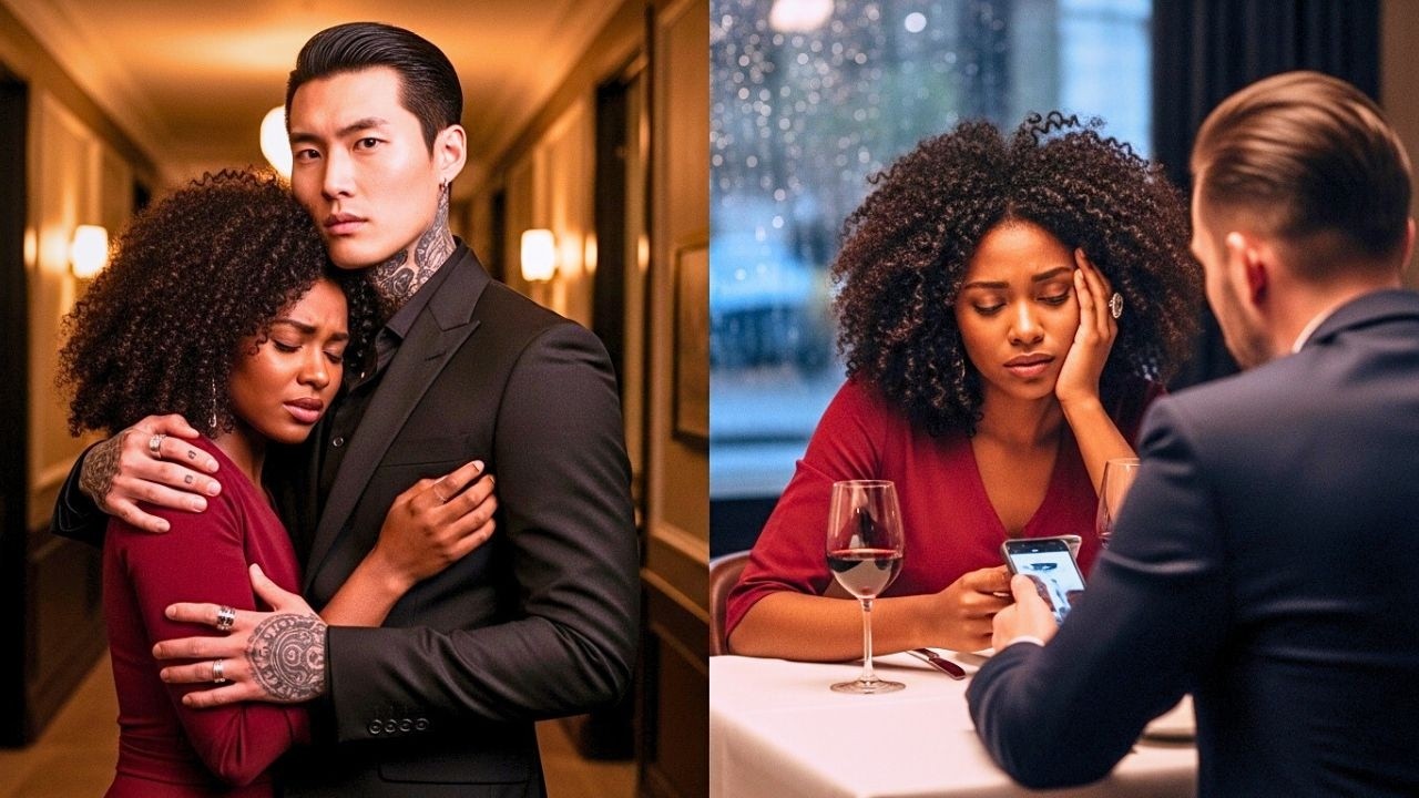 Black Lady Hugged a Stranger to Escape an Awkward Date—Unaware He Was a Korean Mafia Boss