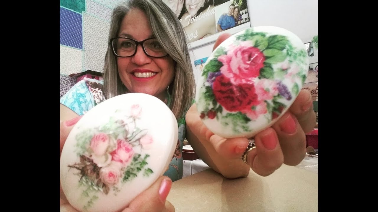 Diy Decoupagem em Sabonete Fácil