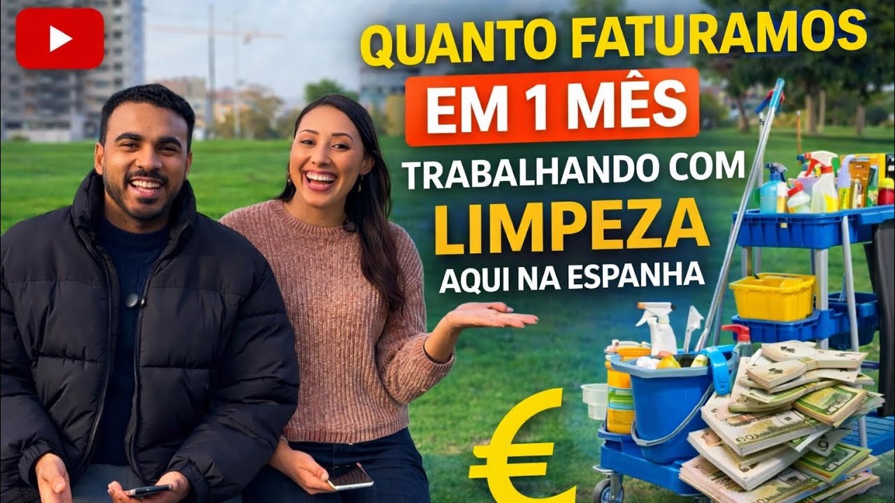 QUANTO FATURAMOS EM UM MÊS TRABALHANDO COM LIMPEZA NA ESPANHA | SERÁ QUE COMPENSA ?