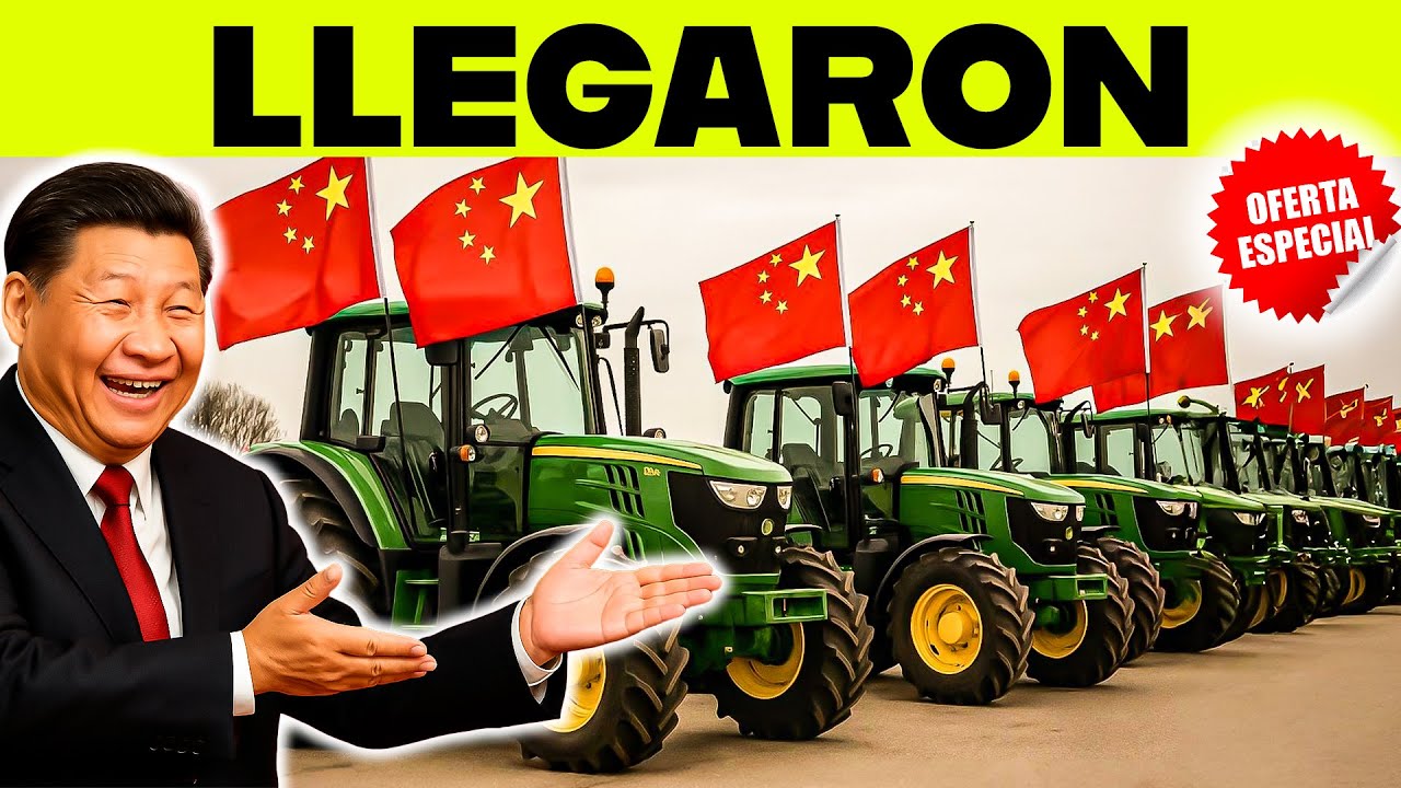 China PRESENTA NUEVOS TRACTORES (copias de John Deere)