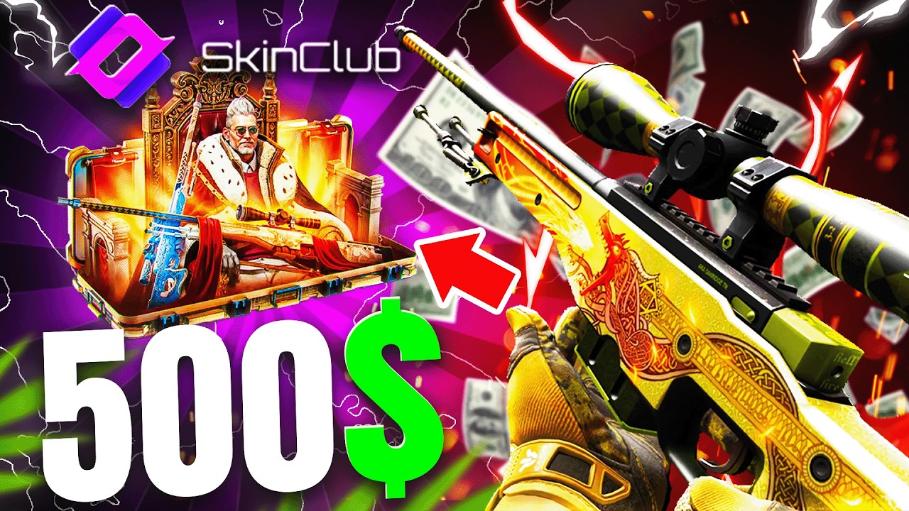 SKINCLUB $500 HUGE CASE OPENING | SKINCLUB PROMO CODE 2026