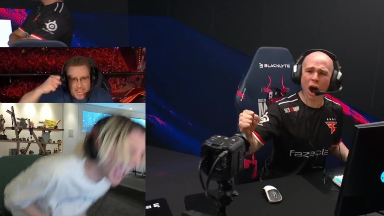 xQc Shocked After FaZe EliGE 1v2 Clutch Keeps FaZe Alive