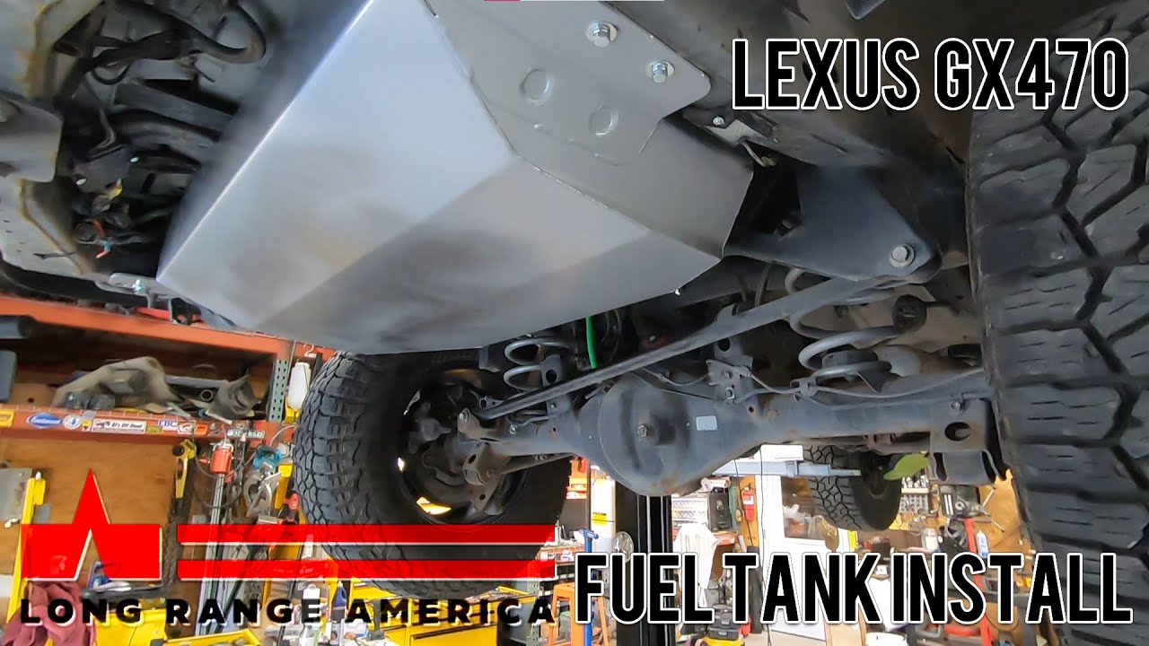 Lexus GX470: Long Range America fuel tank install