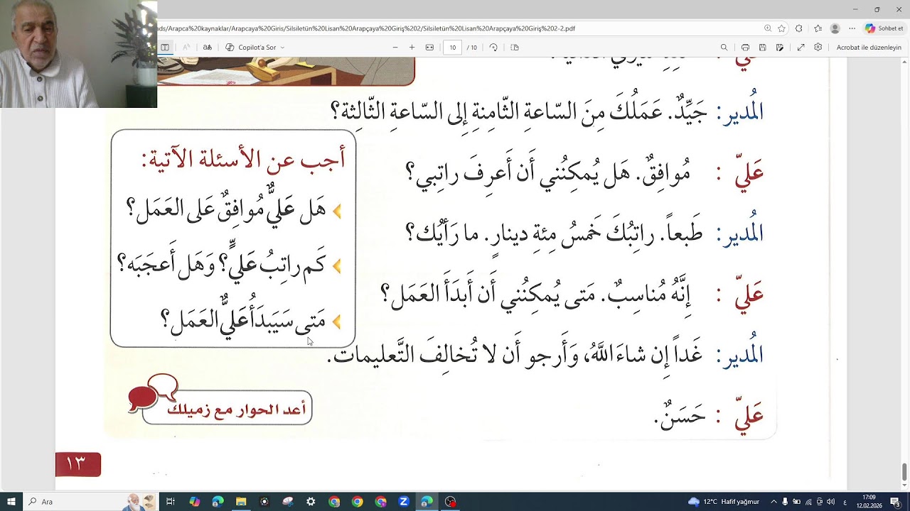 ARAPÇA ÖĞRENELİM.2. KİTAP/ 2.ÜNİTE/DERS-3/SİLSİLETÜLLİSAN SERİSİ