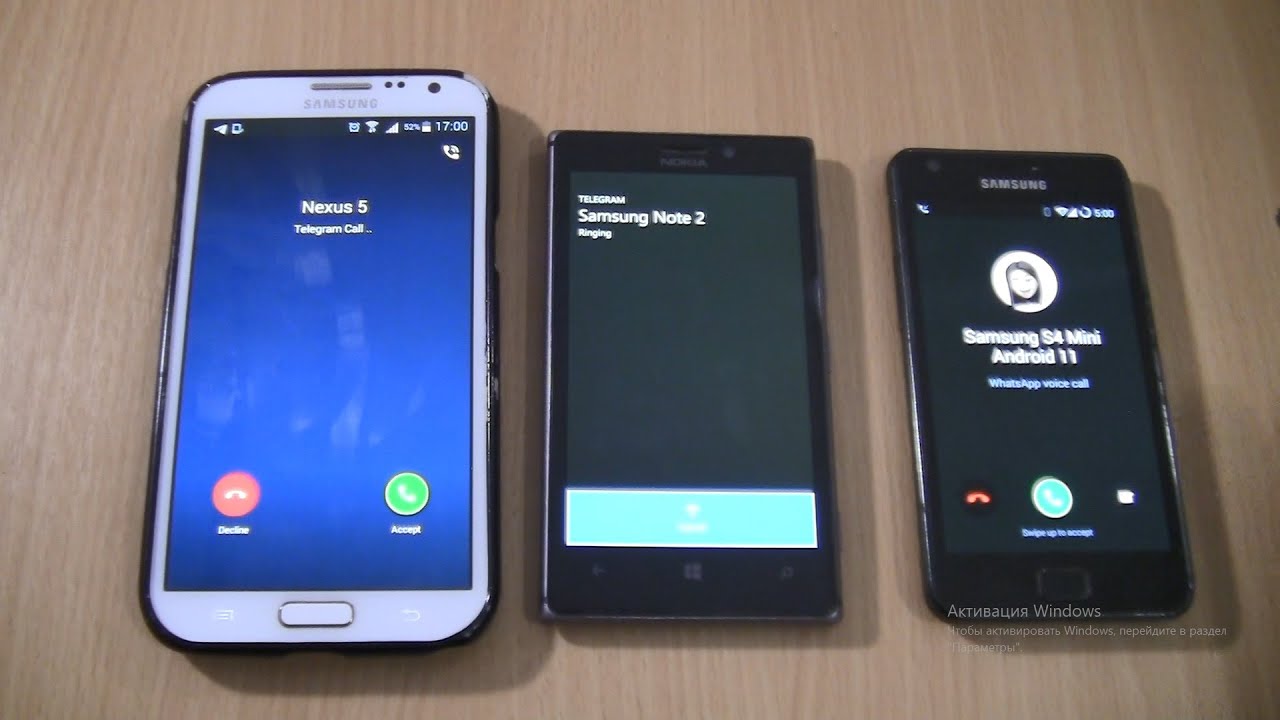 WhatsApp+Telegram Incoming & Outgoing call at the Same Time