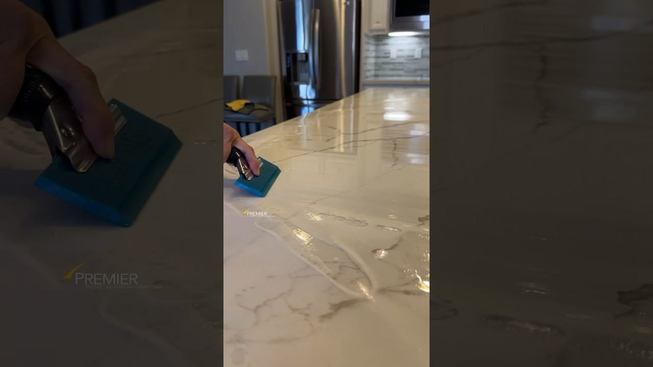 Stoneguard&copy; - Patented Marble & Stone Counter Protection Film