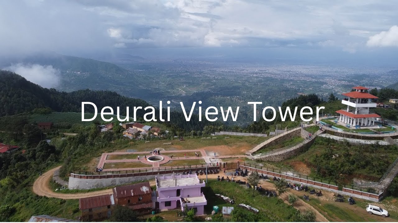 Deurali View Tower- Lalitpur ~Drone Shot.