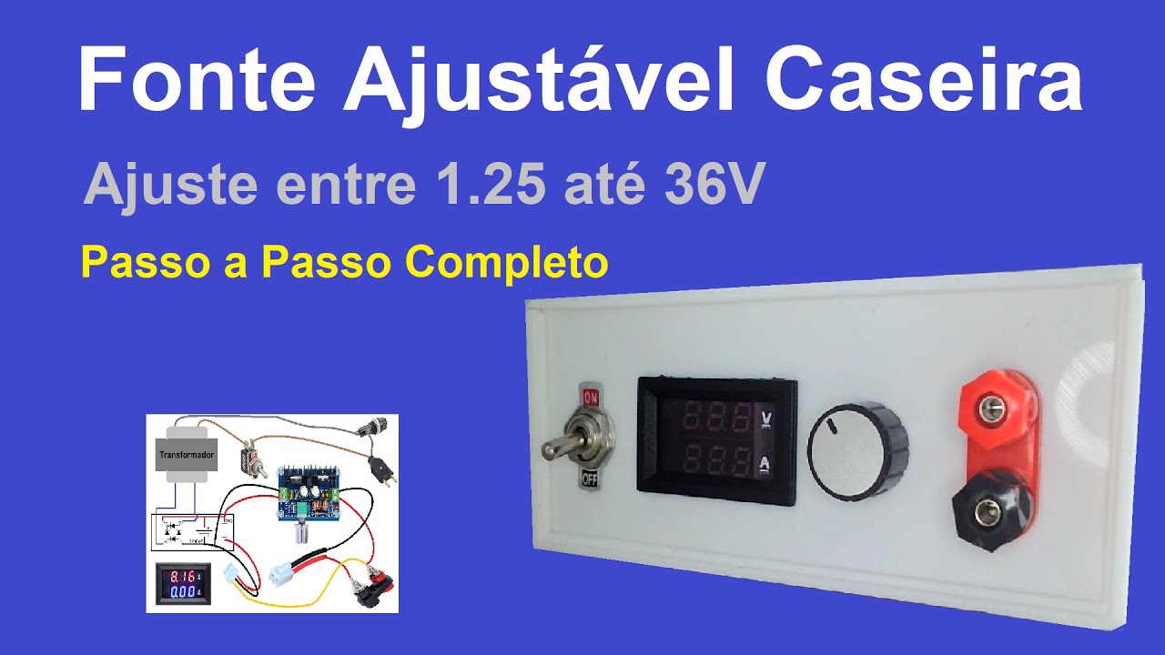 Fonte Pequena Ajustável Caseira