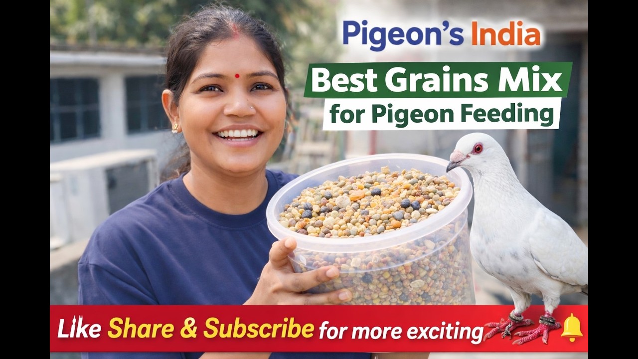 Best Grains Mix for Pigeon Feeding 🐦 | Healthy Diet Formula | Pigeon’s India