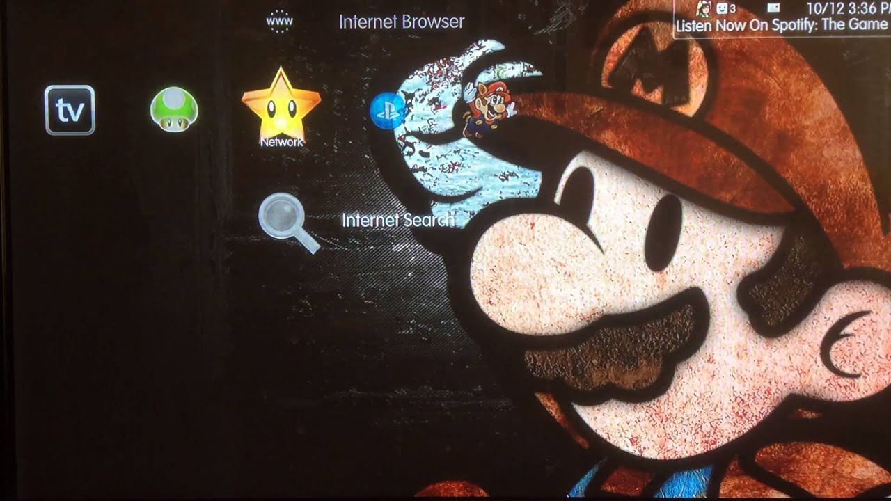 How to change your Background tutorial  PS3