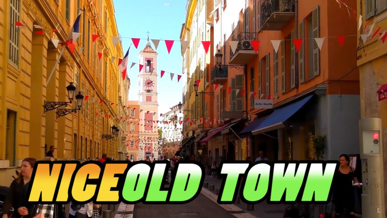 NICE OLD TOWN - Nice Vieille Ville - France (4k)