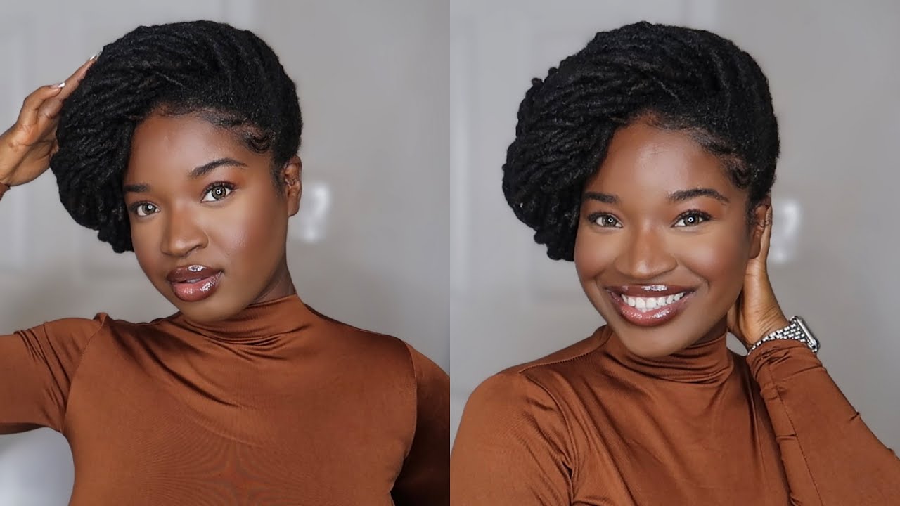 Быстрая и простая укладка Loc Updo | Стили для осенне-зимнего сезона! | #KUWC