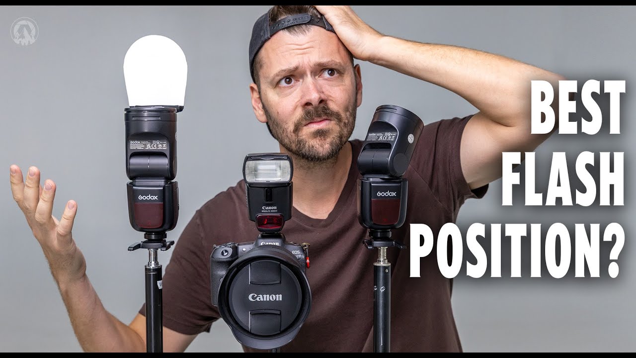 On Camera Flash Positions | 3 Techniques for GREAT Light
