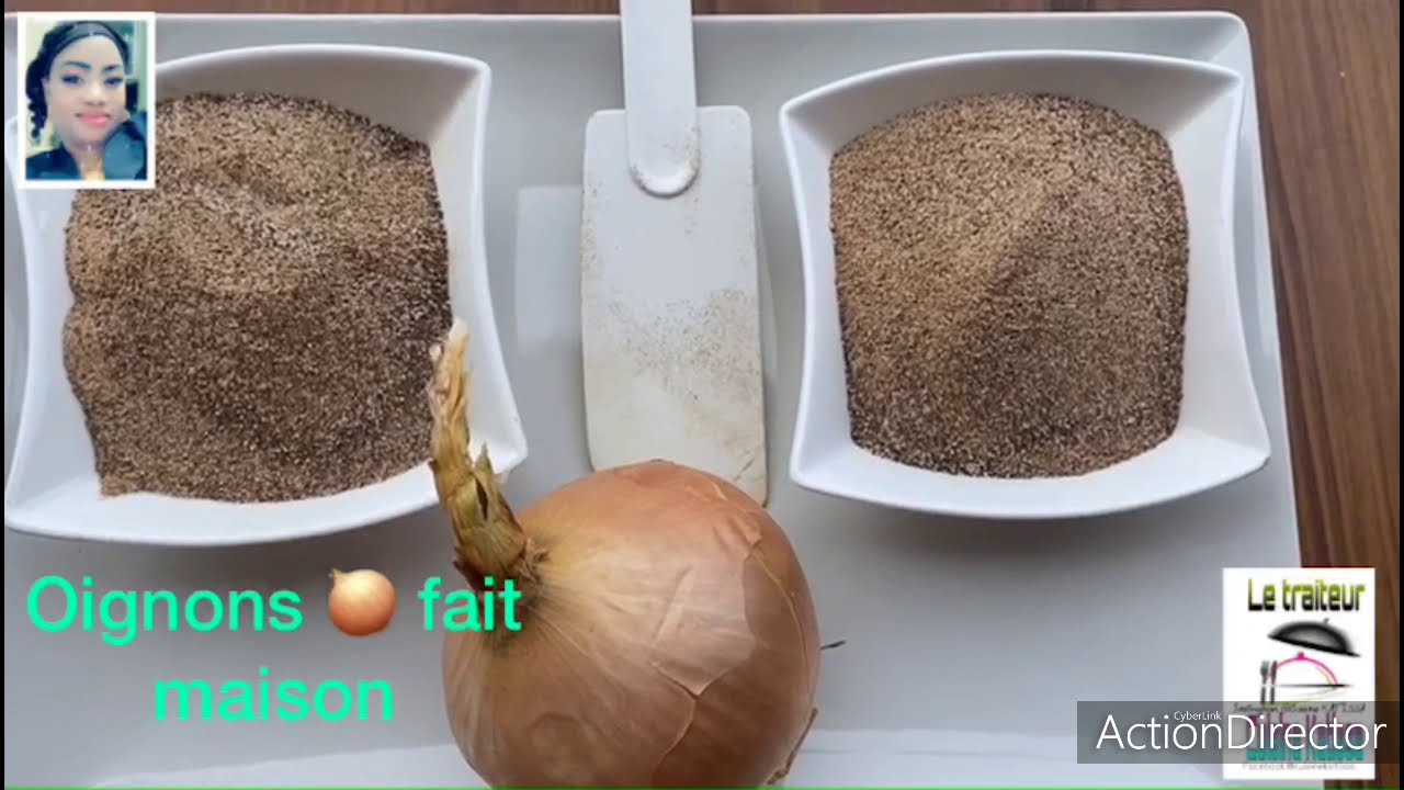 Oignons en poudre fait maison