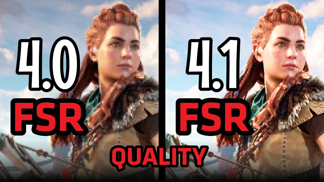 AMD FSR 4.1 vs FSR 4.0 - Horizon Zero Dawn Remastered
