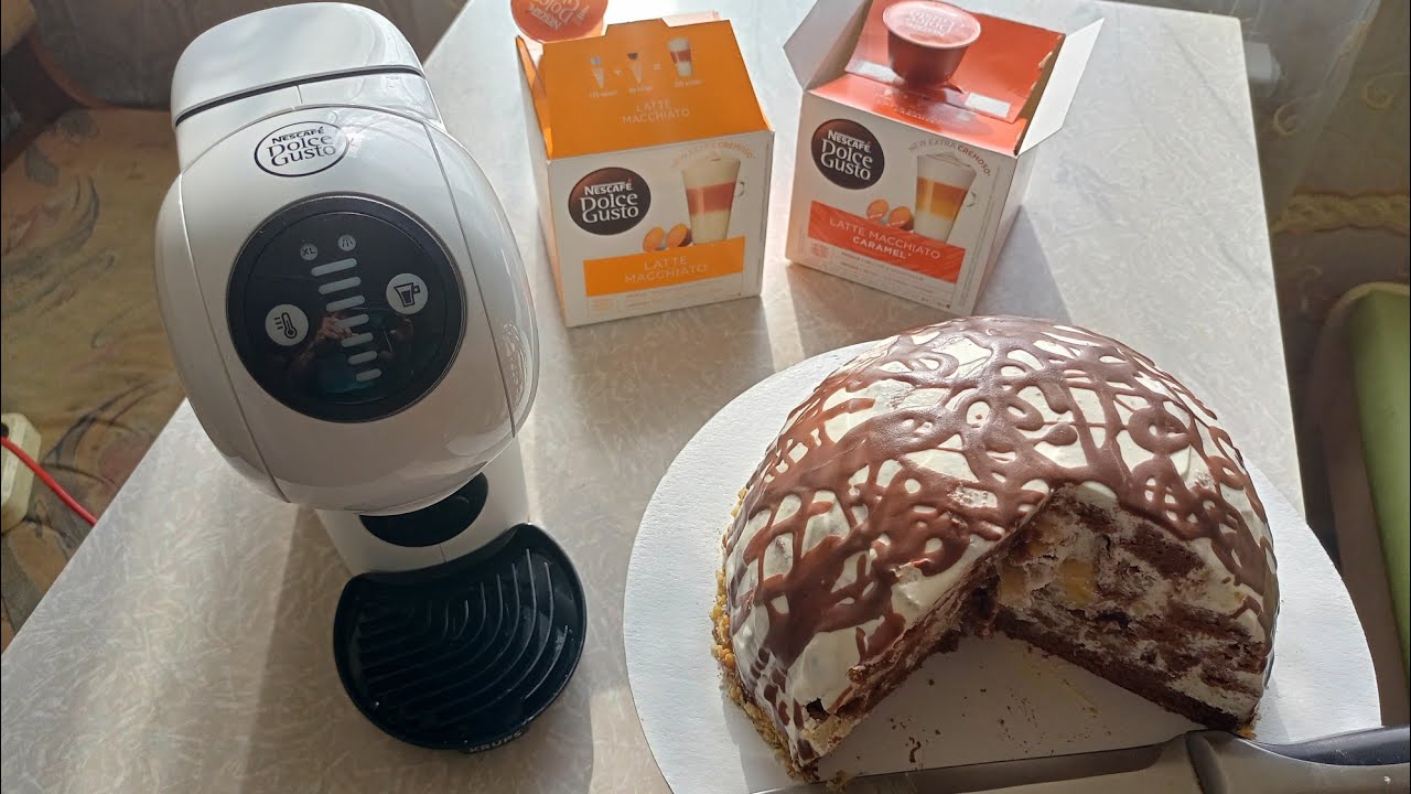 распоковка и тест-драйв новой капсульной кофемашины KRUPS,,Nescafe