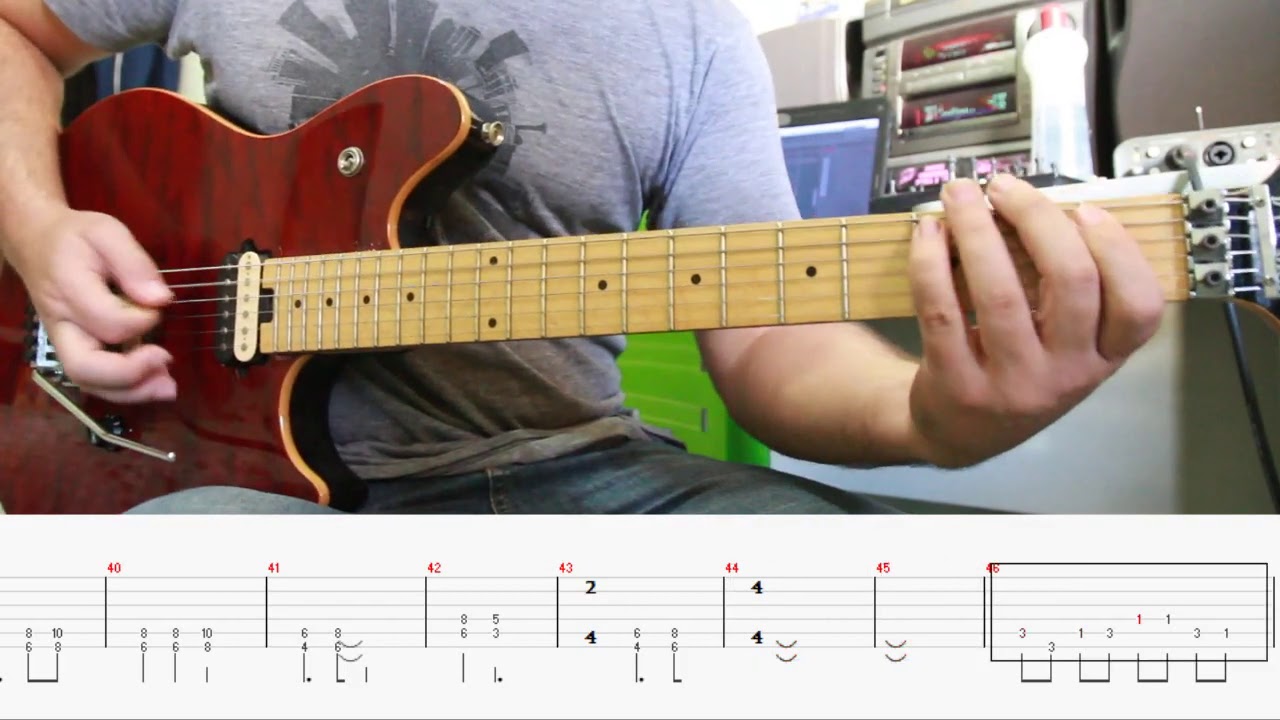 Bon Jovi - You Give Love A Bad Name GUITAR COVER WITH TAB