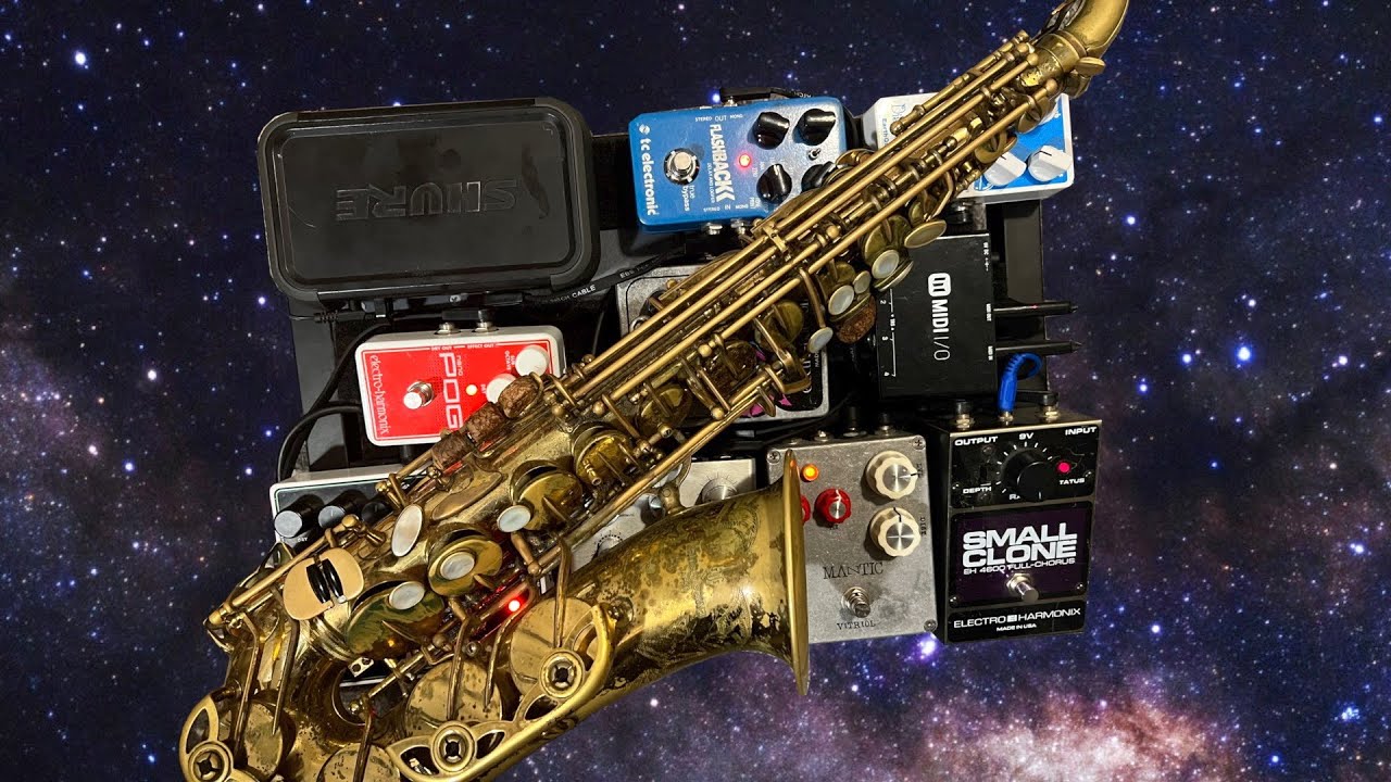 My Saxophone Pedal Board Setup