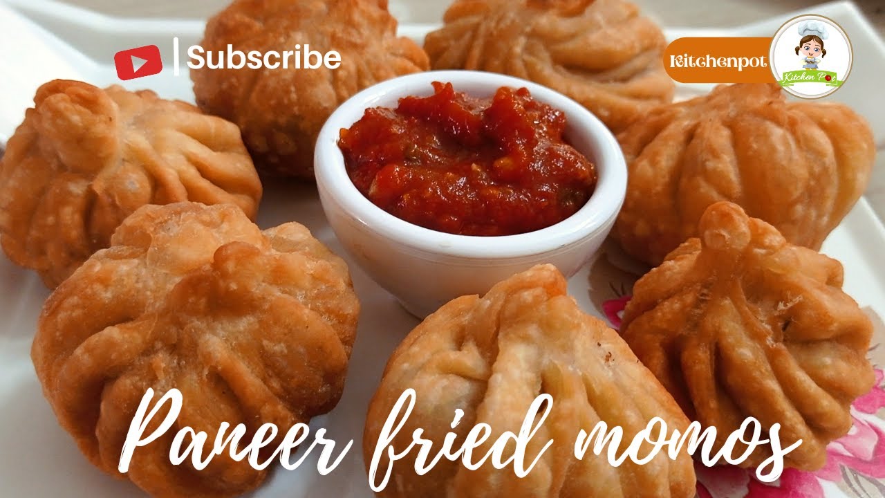 Paneer momos recipe | Fried paneer momos