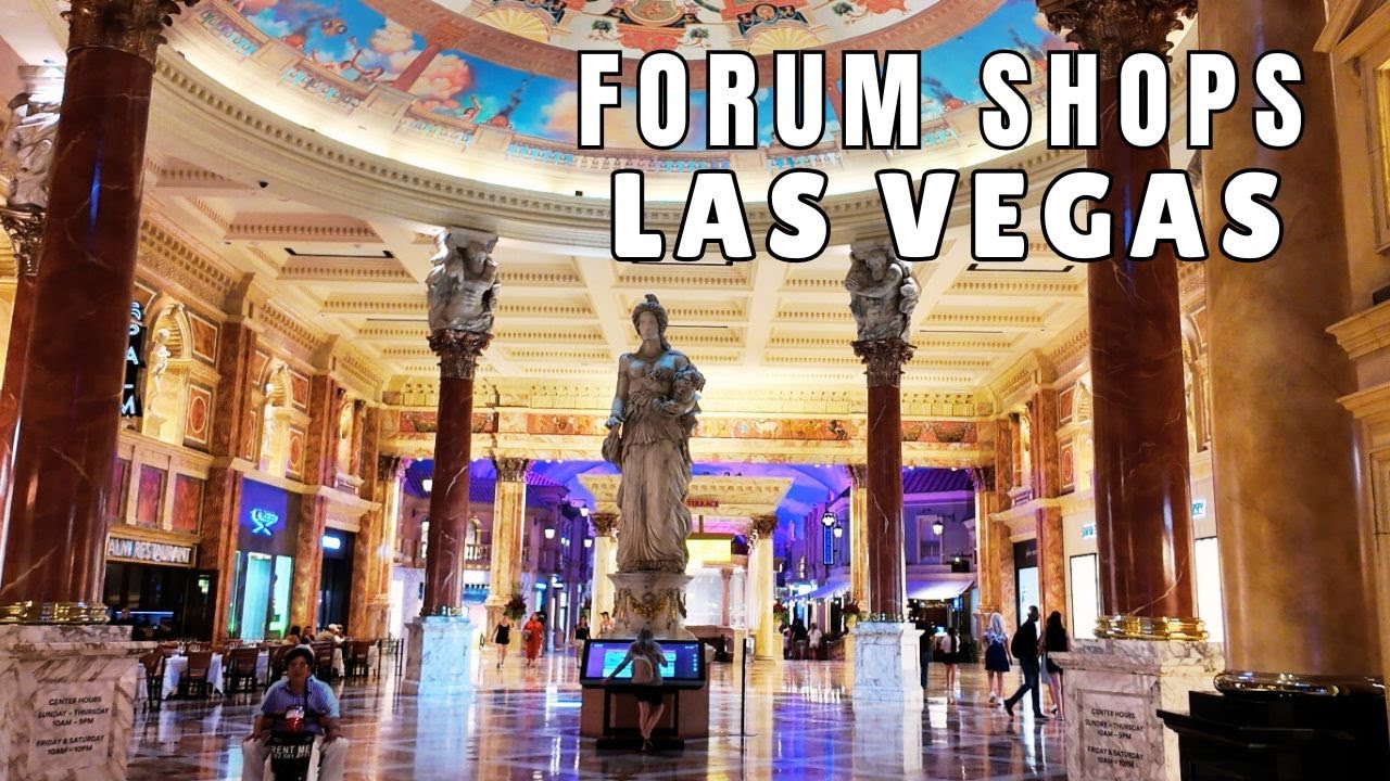 Walking Tour Of Forum Shops at Caesars Palace | How Busy Is It In Las Vegas? Walking Tours