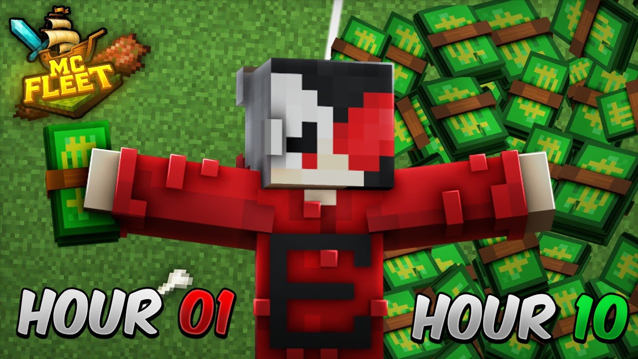 Сколько денег я могу заработать за 10 часов на сервере Minecraft @GamerFleet? | @AnshuBisht