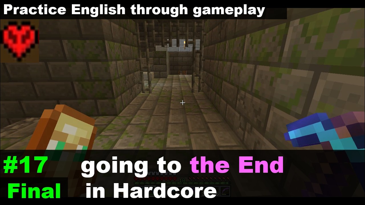 #17 Minecraft gameplay hardcore / マイクラ英語実況ハードコア