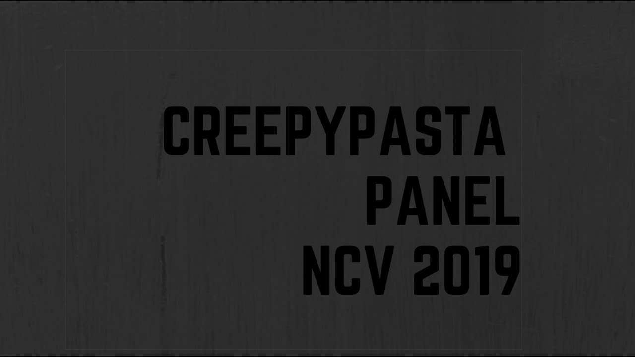 Creepy pasta panel 2019 Närcon vinter
