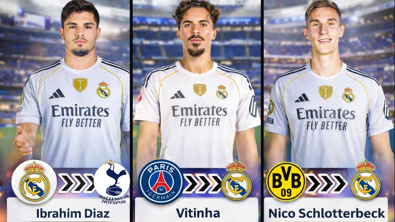 🚨 Real Madrid Transfer Update: Díaz Out, Schlotterberg In, Olise & Bruno Fernandes Featured