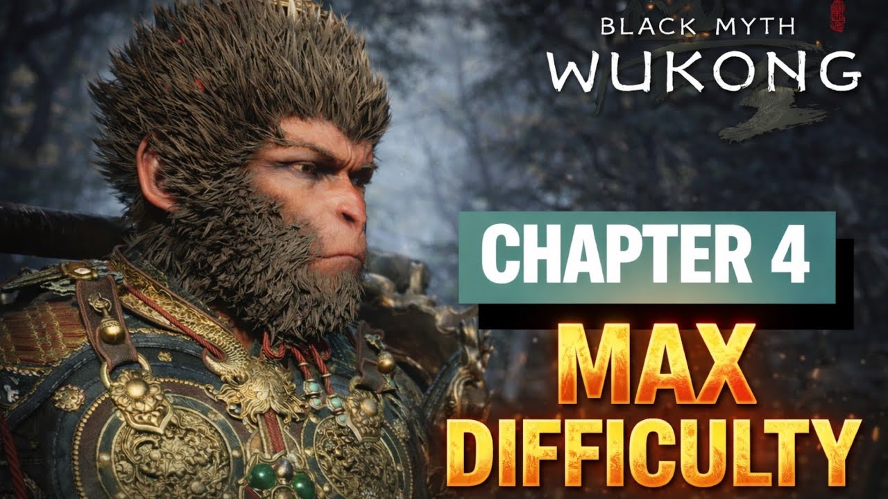 Black Myth Wukong Chapter 4 FULL Walkthrough - Rosy Cheeks, Gray Hair | Max Difficulty | Ps5 4k60fps