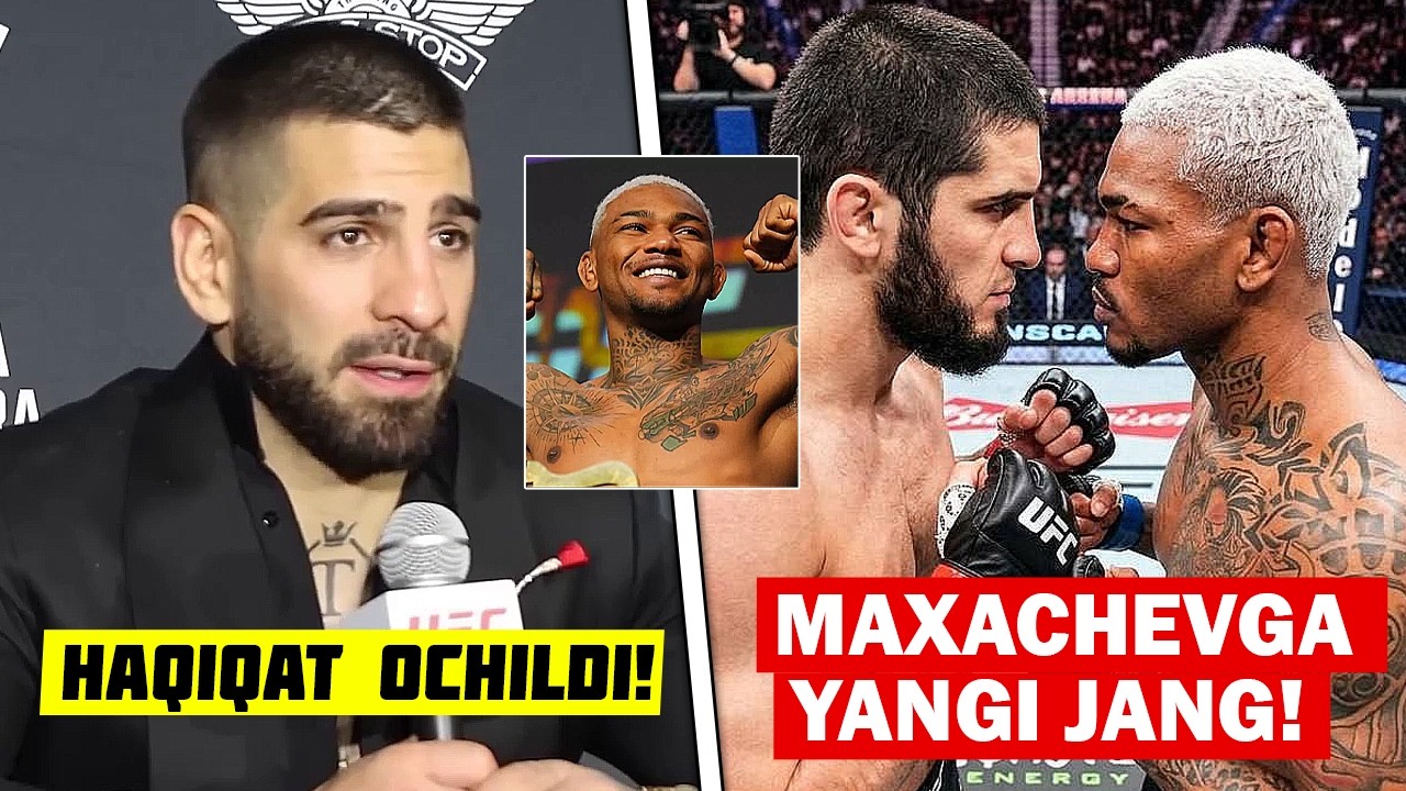 TOPURIYA YOLG‘ONI OCHILDI! MAXACHEV QATTIQ JAVOB BERDI  CHIMAEV vs STRICKLAND RASMAN