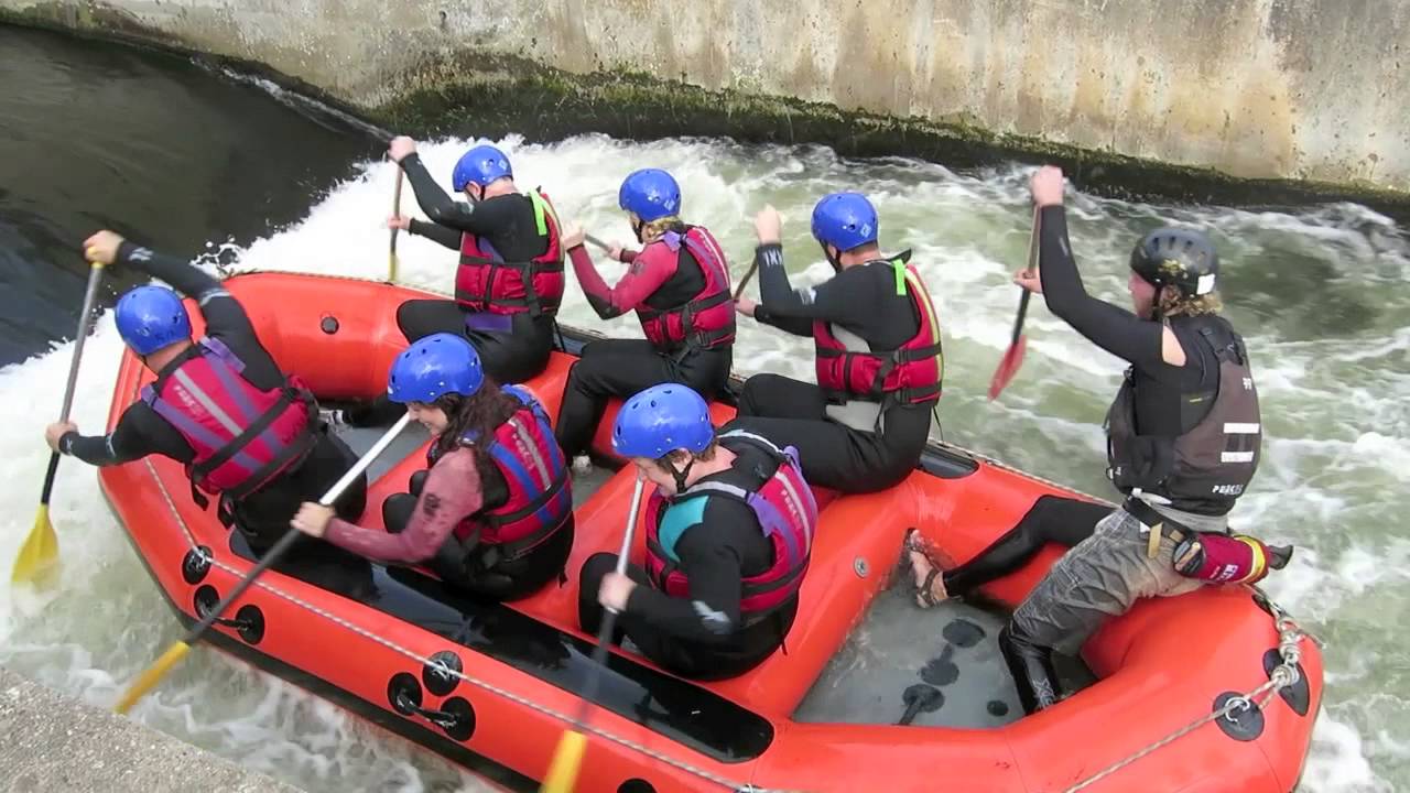 RAFTING AT HOLME PIERREPONT WATER CENTRE
