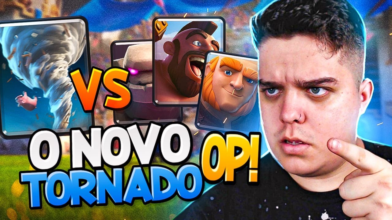 QUEBRADO! O NOVO TORNADO EST&Aacute; OP NO CLASH ROYALE (REACT/AN&Aacute;LISE)
