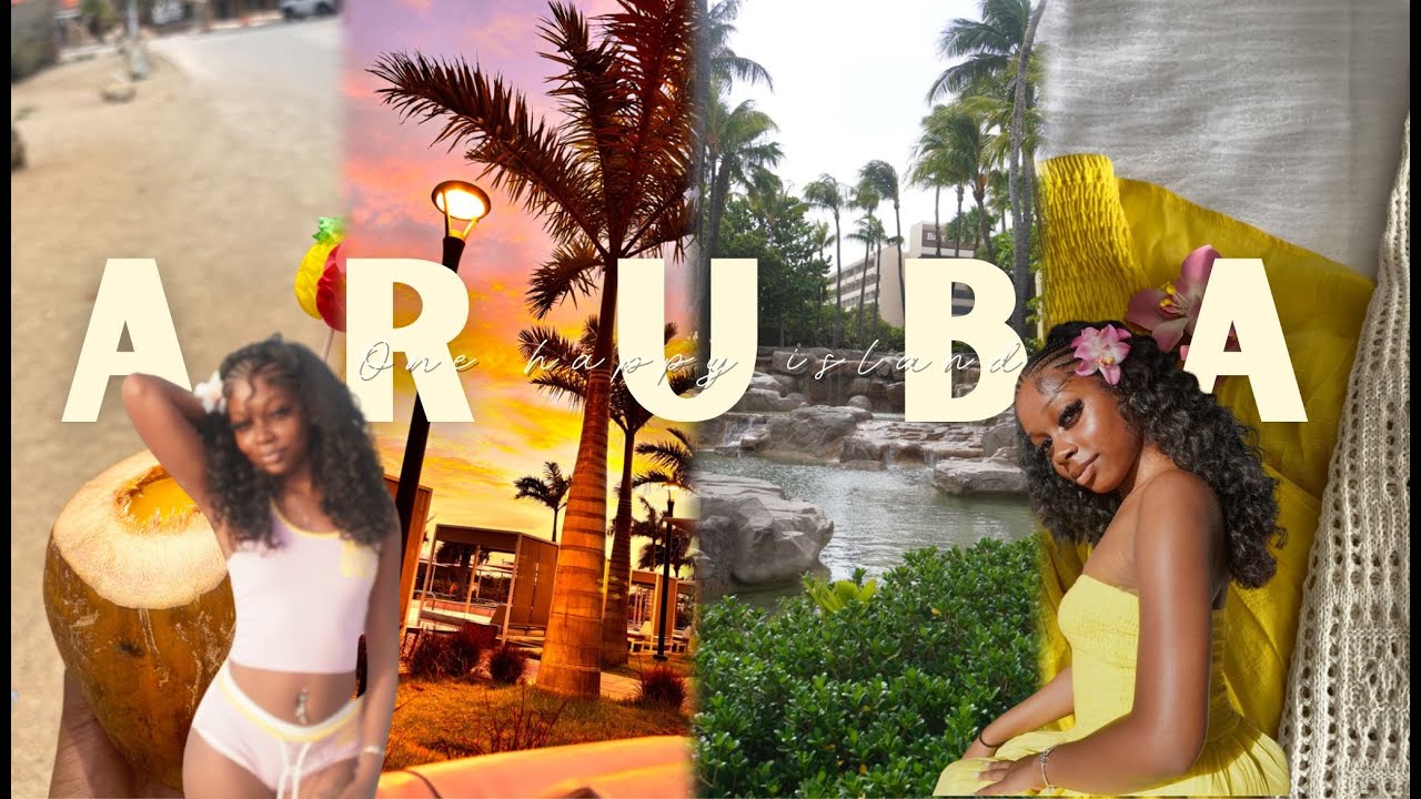 ARUBA TRAVEL VLOG|| visual diaries of atv tour, grwm, beach days, eats,