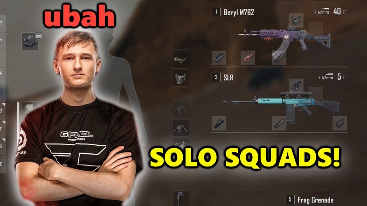 FaZe ubah - Beryl M72 + SLR - SOLO vs SQUADS! - PUBG