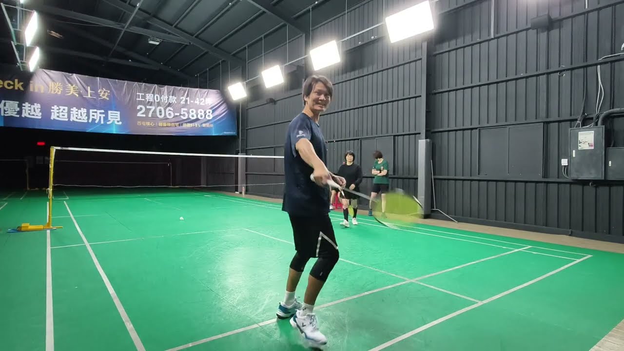 1/23 Game 3 張信雅城 21 : 16 如蓉傑哥 #混雙 #福雅羽球會館1號場地 #badminton 