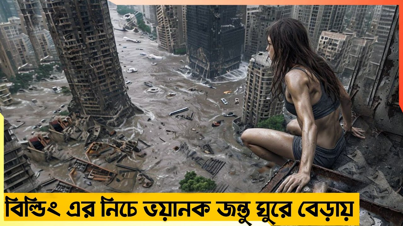 শহর আচানক জলে ডুবে যায় 😱আর ঘরের বাইরে ভয়ানক জন্তু ঘুরে বেড়ায়! The calm beyond 2020 Movie Explained