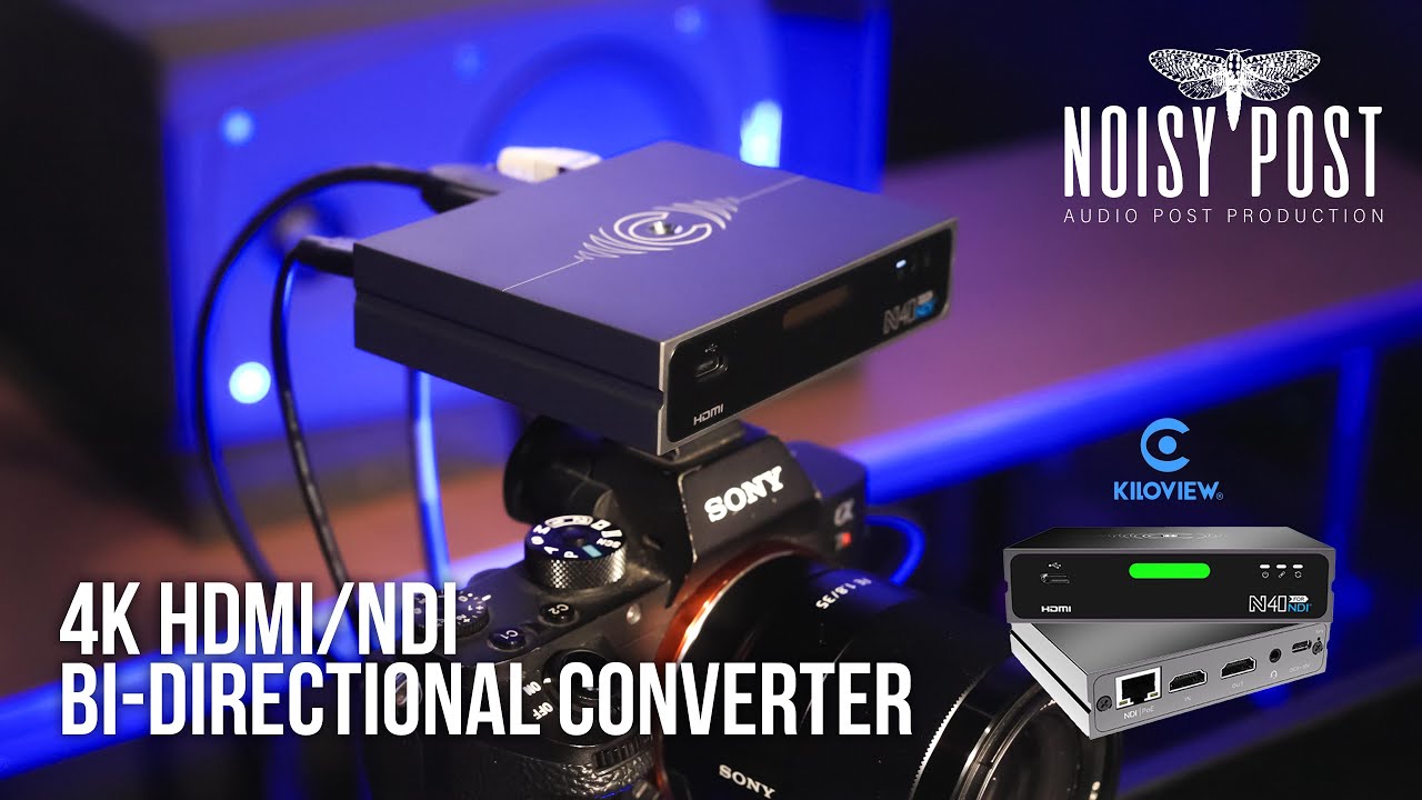 THE MUST HAVE DEVICE for Streamers, YouTubers & Broadcasters. KILOVIEW N40 4K HDMI TO NDI CONVERTER!
