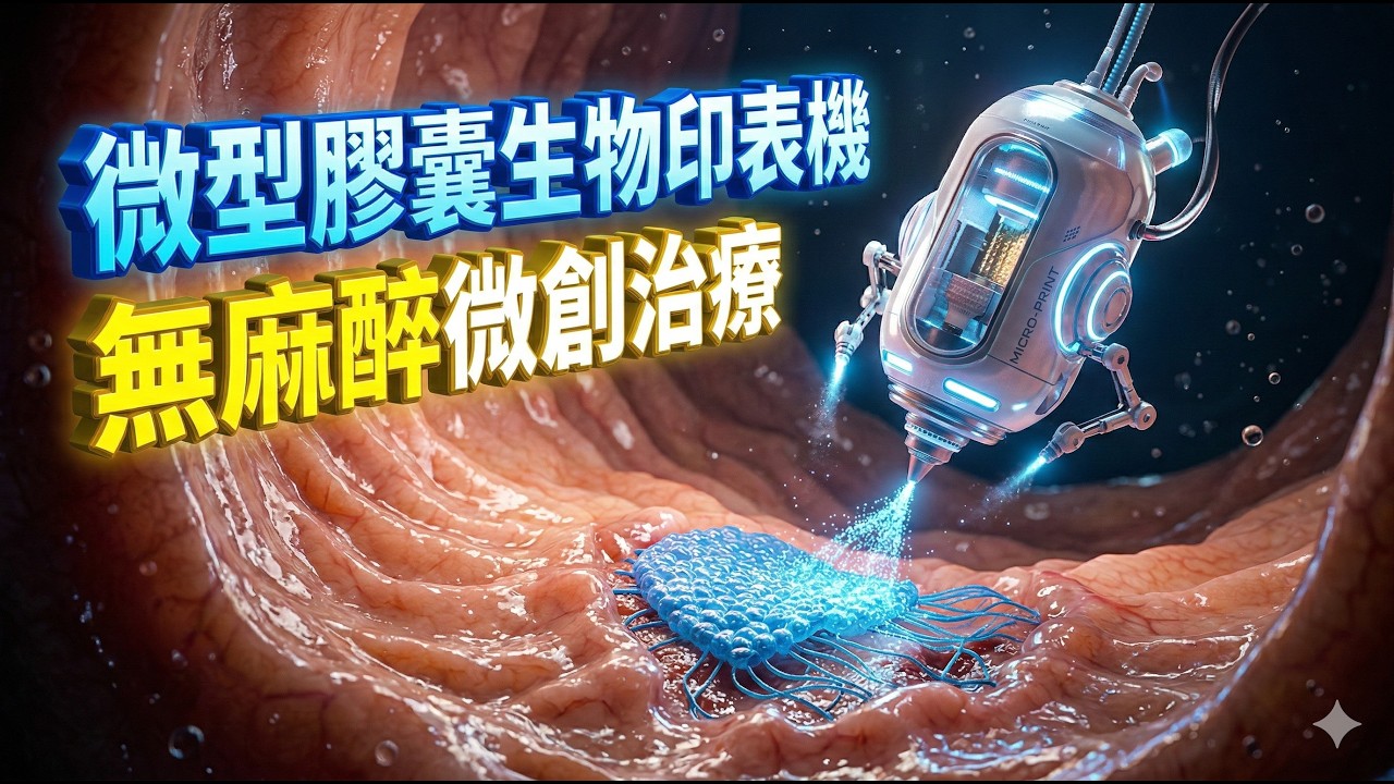 吞一顆微型膠囊，就能在體內「列印」修復受損組織？ | 醫學新知解碼 VIP.018