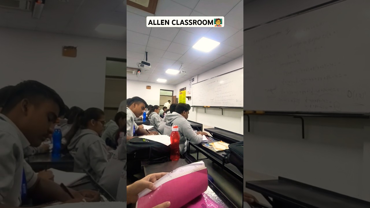 Allen Dropper Classroom kota | IIT-JEE preparation | 2024-2025 | #shorts #vlogs #iitjee#dropper#kota