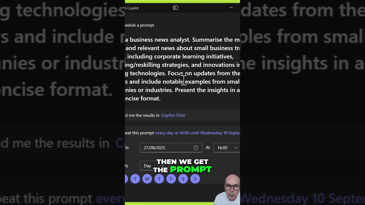 How To Make Copilot Do Your Work On Repeat with Scheduled Prompts!